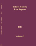 Cover: EGLR 2013 V2 - Estates Gazette