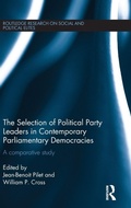Cover: The Selection of Political Party Leaders in Contemporary Parliamentary Democracies - Routledge