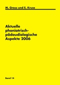 Cover: Aktuelle phoniatrisch-p&auml;daudiologische Aspekte 2006 - BoD - Books on Demand