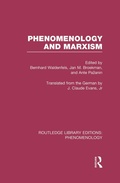 Cover: Phenomenology and Marxism - Routledge