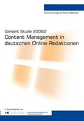 Cover: Content Studie 2006/2 - Books on Demand
