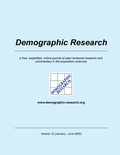 Cover: Demographic Research, Volume 12 - BoD - Books on Demand