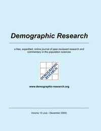 Enlarge image Cover: Demographic Research, Volume 13 - BoD - Books on Demand