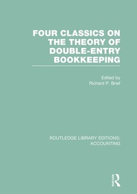 Abbildung von: Four Classics on the Theory of Double-Entry Bookkeeping (RLE Accounting) - Routledge