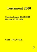 Cover: Testament 2000 Band 7 - BoD - Books on Demand