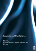 Cover: Secularity and Non-Religion - Routledge