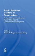 Cover: Public Relations Leaders as Sensemakers - Routledge