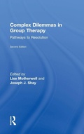 Cover: Complex Dilemmas in Group Therapy - Routledge