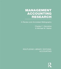 Abbildung von: Management Accounting Research (RLE Accounting) - Routledge