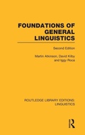Cover: Foundations of General Linguistics (RLE Linguistics A: General Linguistics) - Routledge