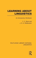 Cover: Learning about Linguistics (RLE Linguistics A: General Linguistics) - Routledge