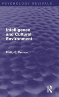 Cover: Intelligence and Cultural Environment (Psychology Revivals) - Routledge