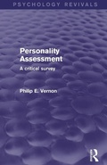 Cover: Personality Assessment (Psychology Revivals) - Routledge