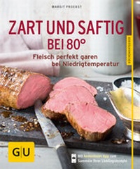 Enlarge image Cover: Zart und saftig bei 80° - Gräfe und Unzer