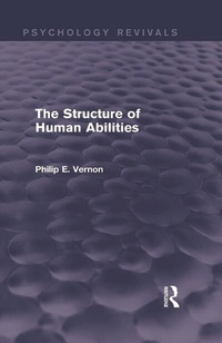 Enlarge image Cover: The Structure of Human Abilities - Routledge
