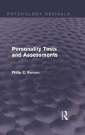 Cover: Personality Tests and Assessments (Psychology Revivals) - Routledge