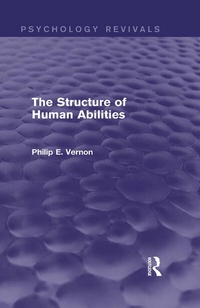 Enlarge image Cover: The Structure of Human Abilities - Routledge