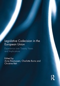 Cover: Legislative Codecision in the European Union - Routledge