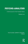 Cover: Psycho-Analysis (RLE: Freud) - Routledge