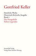 Cover: S&auml;mtliche Werke. Historisch-Kritische Ausgabe, Band 7 - NZZ Libro ein Imprint der Schwabe Verlagsgruppe AG