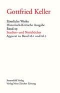 Cover: S&auml;mtliche Werke. Historisch-Kritische Ausgabe, Band 29 - NZZ Libro ein Imprint der Schwabe Verlagsgruppe AG