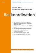 Cover: Baukoordination - &Ouml;sterreichischer Wirtschaftsverlag