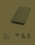 Cover: Stefan Burger - Christoph Merian Verlag