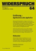 Cover: Widerspruch 64 - Rotpunktverlag