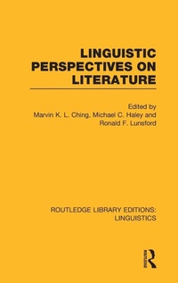 Enlarge image Cover: Linguistic Perspectives on Literature (RLE Linguistics C: Applied Linguistics) - Routledge