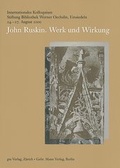 Cover: John Ruskin. Werk und Wirkung - gta Verlag
