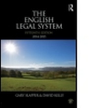 Enlarge image Cover: The English Legal System - Routledge