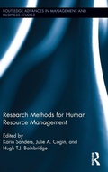 Cover: Research Methods for Human Resource Management - Routledge