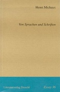 Cover: Von Sprachen und Schriften - Literaturverlag Droschl