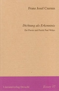 Cover: Dichtung als Erkenntnis - Literaturverlag Droschl