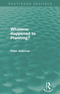 Cover: What Happened to Planning? (Routledge Revivals) - Routledge