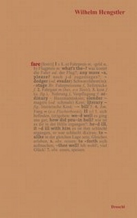 Enlarge image Cover: Fare - Literaturverlag Droschl
