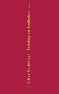 Cover: Befreiung des Empfindens - Literaturverlag Droschl