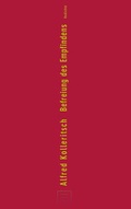 Cover: Befreiung des Empfindens - Literaturverlag Droschl