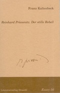 Cover: Reinhard Priessnitz. Der stille Rebell - Literaturverlag Droschl