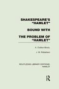 Cover: Shakespeare's Hamlet bound with The Problem of Hamlet - Routledge