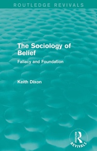 Enlarge image Cover: The Sociology of Belief (Routledge Revivals) - Routledge