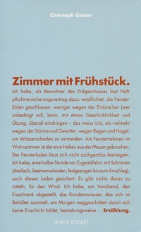 Enlarge image Cover: Zimmer mit Frühstück - Lenos Verlag