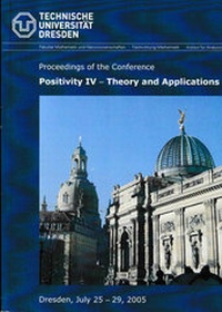Abbildung von: Proceedings of the Conference Positivity IV - Theory and Applications - Technische Uni Dresden