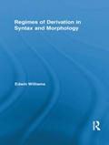 Cover: Regimes of Derivation in Syntax and Morphology - Routledge