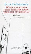 Cover: Wenn ich Nachts nicht schlafen kann, fange ich zu reimen an - Bibliothek der Provinz