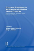Cover: Economic Transitions to Neoliberalism in Middle-Income Countries - Routledge