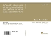 Enlarge image Cover: Social Organization - Südwestdeutscher Verlag für Hochschulschriften