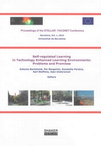 Enlarge image Cover: Self-regulated Learning in Technology Enhanced Learning Environments: Problems and Promises - Shaker