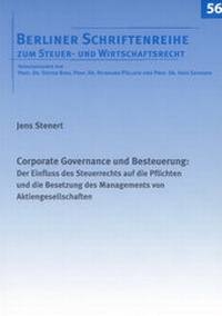 Abbildung von: Corporate Governance und Besteuerung: - Shaker