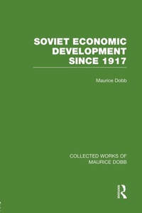Enlarge image Cover: Soviet Economic Development Since 1917 - Routledge